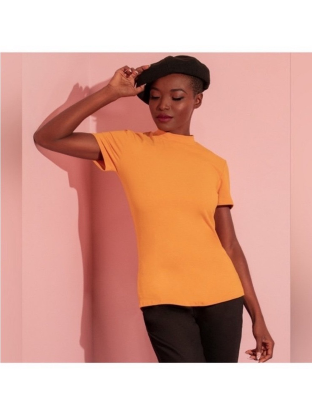 Vixen by Micheline Pitt- Girl Gang Top in Mustard